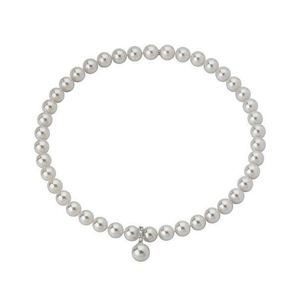 Collar Majorica de 10MM con colagante de circonita y perla extraible. Este collar se puede llebar como gargantilla de perlas basico añadir el con circonitas para más especiales.